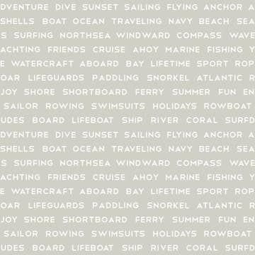 Tapet ESTAhome Maritima Strandtexter Mörkbeige