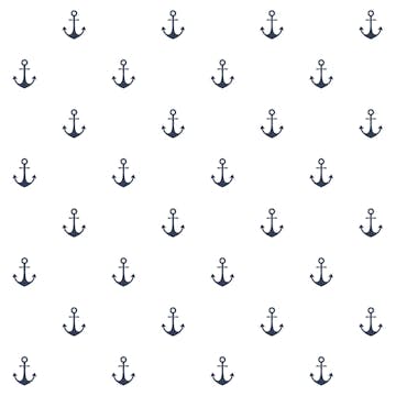 Tapet ESTAhome Ankare Vit/Mörkblå