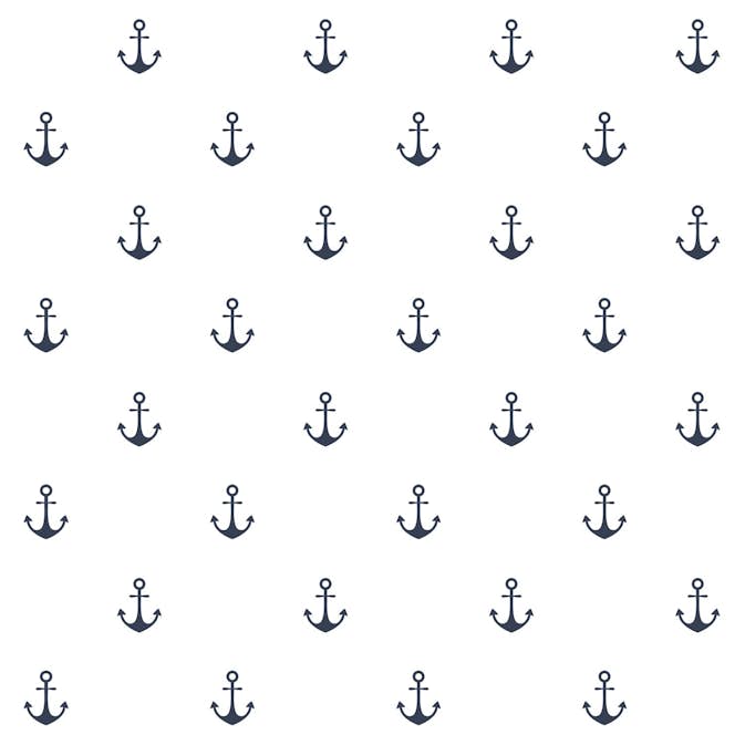 Tapet ESTAhome Ankare Vit/Mörkblå