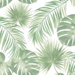 Tapet ESTAhome Tropiska Blad EW139012 Non Woven, Mönstrad Mintgrön