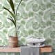 Tapet ESTAhome Tropiska Blad EW139012 Non Woven, Mönstrad Mintgrön