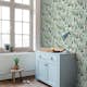 Tapet ESTAhome Apor Mintgrön/Mörkgrön