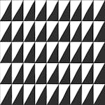 Tapet ESTAhome Grafiska Trianglar Svart/Vit