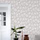 Tapet ESTAhome Blommönster i Skandinavisk Stil Grå/Vit