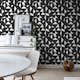 Tapet ESTAhome Kakelmotiv Svart/Vit