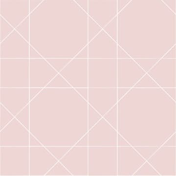 Tapet ESTAhome Grafiska Linjer Antikrosa