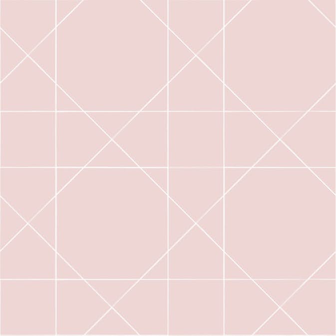 Tapet ESTAhome Grafiska Linjer Antikrosa