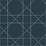 Tapet ESTAhome Grafiska Linjer Mörkblå