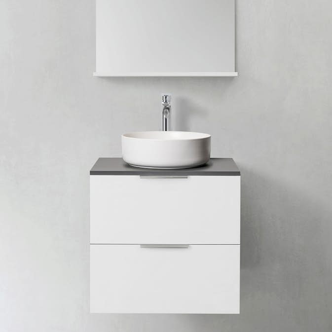 Tvättställsskåp Hafa Shape med Tvättställ