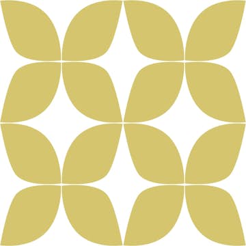 Tapet ESTAhome Grafiskt Motiv Ockra/Vit EW139098