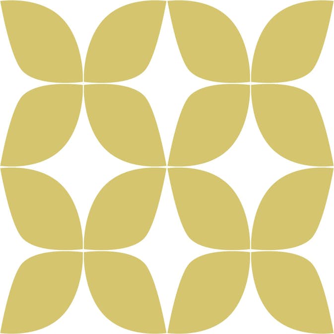 Tapet ESTAhome Grafiskt Motiv Ockra/Vit EW139098