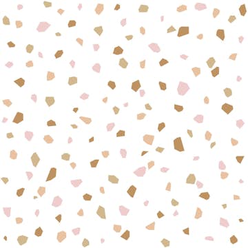 Tapet ESTAhome Terrazzo Rosa Apelsinfärgat/Beige