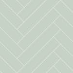 Tapet ESTAhome Fiskbensmönster Mintgrön/Vit