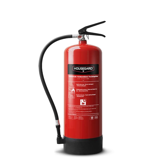 Brandsläckare Housegard 9L Vattensläckare