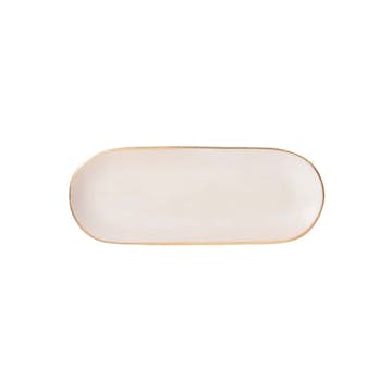 Serveringsfat Heirol x Nosse 30x12 cm Edge Ivory Gold