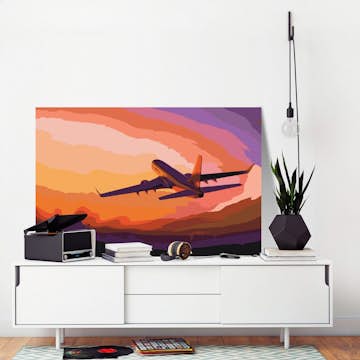 Gör-det-själv Målningar Arkiio Plane in the Sky