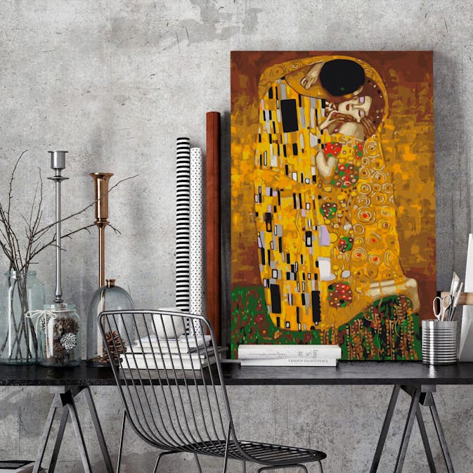 Gör-det-själv Målningar Arkiio Klimt: The Kiss
