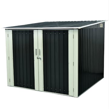 Cykelförråd Metalcraft 4,2m² Låsbart för Utomhusbruk