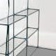 Plastväxthus Metalcraft 8 hyllor Transparent