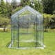 Plastväxthus Metalcraft 8 hyllor Transparent