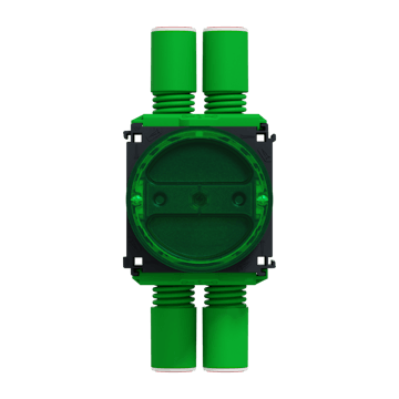 Apparatdosa Schneider Electric Multifix med lock för dubbel-/trippelgips 24-39mm