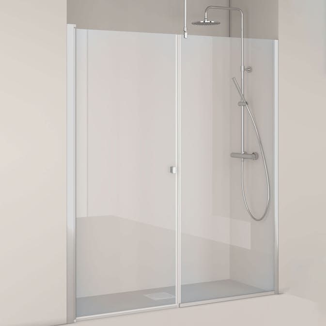 Duschdörr Hafa Igloo Pro Rak Dörr + Fast Vägg