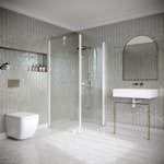 Duschhörn Hietakari Classic 146 Fast Vägg och Vändbar Dörr