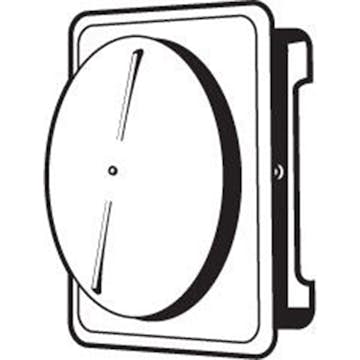 Tallriksventil Leif Arvidsson Rektangulär Ram