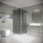 Duschhörn Hietakari Classic 146 Fast Vägg och Vändbar Dörr