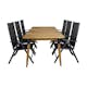 Matgrupp Venture Home Julian Matgrupp Utomhus 210cm med 6 Break Positionsstolar