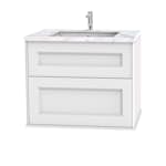 Tvättställsskåp Miller Badrum Kensington 80 med Lådor Vägghängd för Bänkskiva