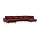 U-Soffa Scandinavian Choice Copenhagen Sammet
