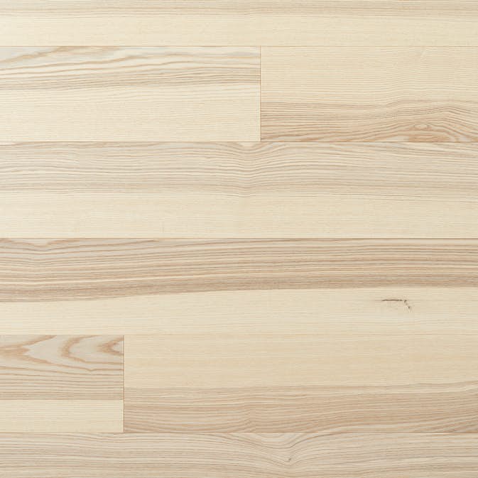 Parkettgolv Moland Molaloc+ Wideplank Ask Med Kärnved Vit Mattlack