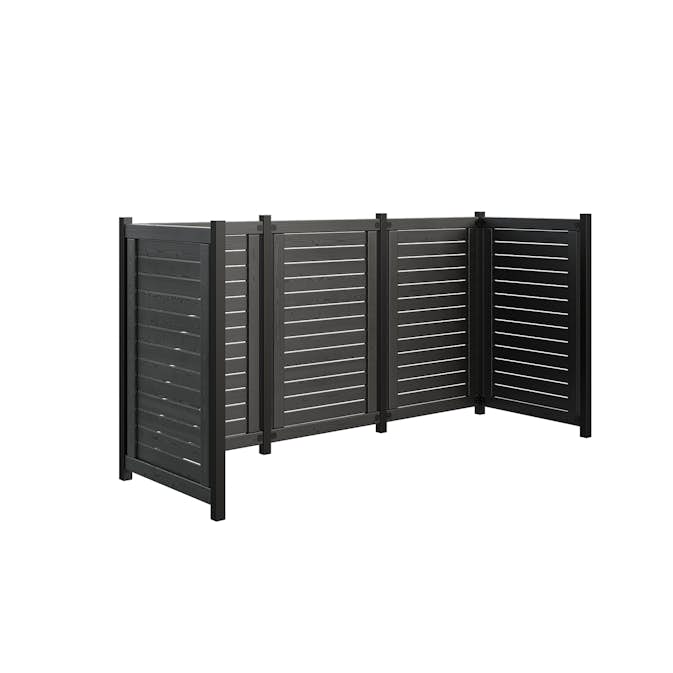 Avfallsskjul PLUS Lund 245×85×124 cm