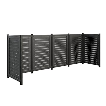 Avfallsskjul PLUS Lund 325x85x124 cm