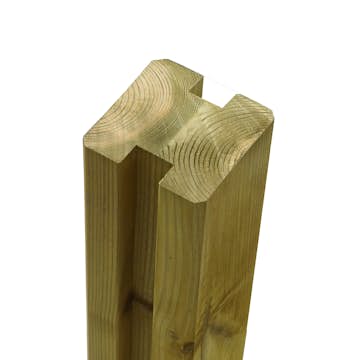 Omlimmade profilstolpar PLUS 2 spor - 9x9x188 cm