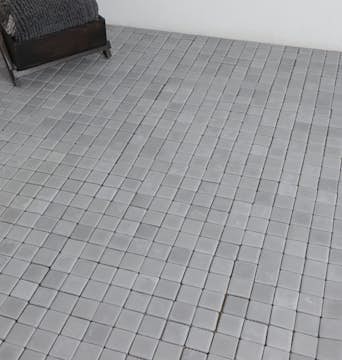 Mosaik Tenfors Vasa Kvadrat Grå 4x4 cm