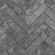 Mosaik Tenfors Marmor Fishbone Ever Grey 2x10 cm