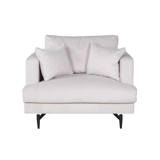 Fåtölj Venture Home Sofia Manchester Beige Sittbredd 106 cm