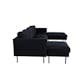U-soffa Venture Home Zoom Sammet