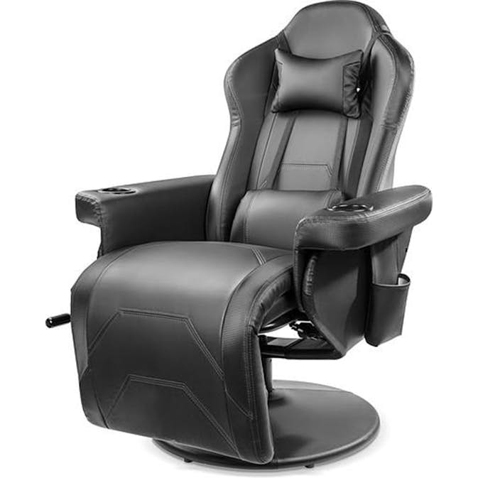 Gamingstol Blackstorm Throne Recliner Svart