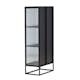 Vitrinskåp Venture Home Garis Svart Stål 160cm