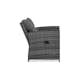 Recliner Utefåtölj Comfort Garden James Grå inkl. Dynor