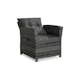 Recliner Utefåtölj Comfort Garden James Grå inkl. Dynor