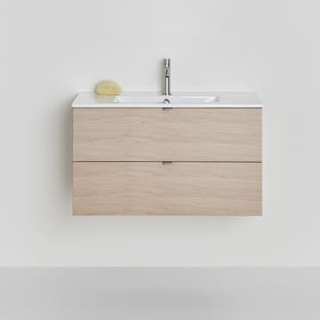 Tvättställsskåp Hafa Go 2 Lådor Ek