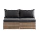 Loungesoffa Comfort Garden Wisconsin utan Armstöd 2-sits Utomhus