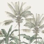 Fototapet ESTAhome Palmer Ljusbeige/Grå/Grön