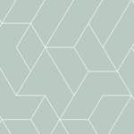 Fototapet ESTAhome Grafiska Linjer Grå/Grön