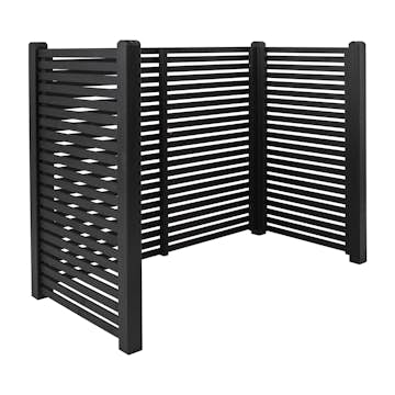 Avfallsskjul PLUS Tokyo Svart