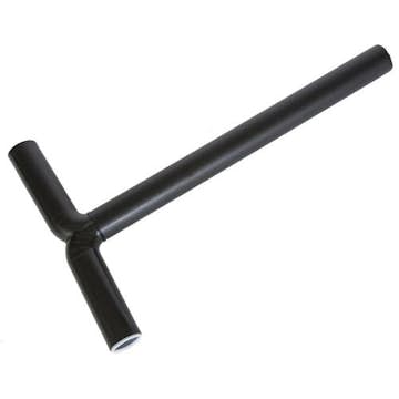 Utloppsrör Alterna Svart Dubbel